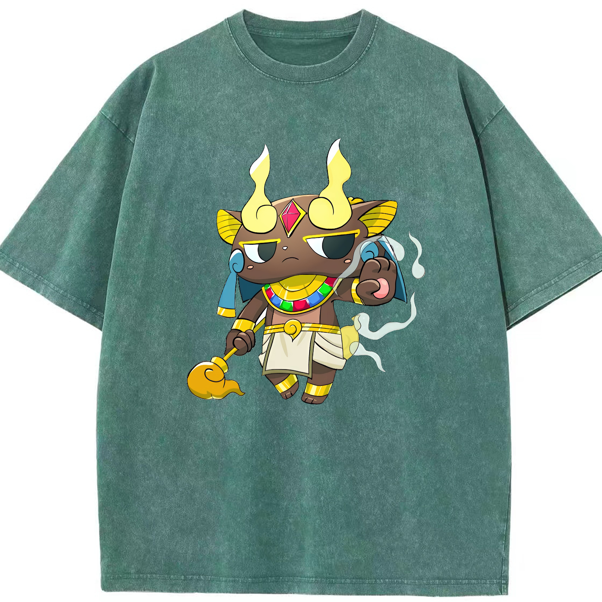 （画像用） 妖怪ウォッチ Yo-kai Watch 綿100% ヴィンテージ風 半袖Tシャツ（フロントプリント）